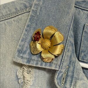 Vintage Beau Jewels Ladybug Brooch – Removable Accent – AS IS